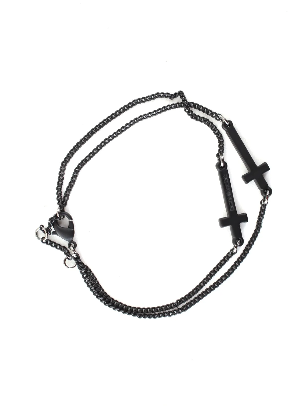 Dsquared2 Double Cross Charm Bracelet