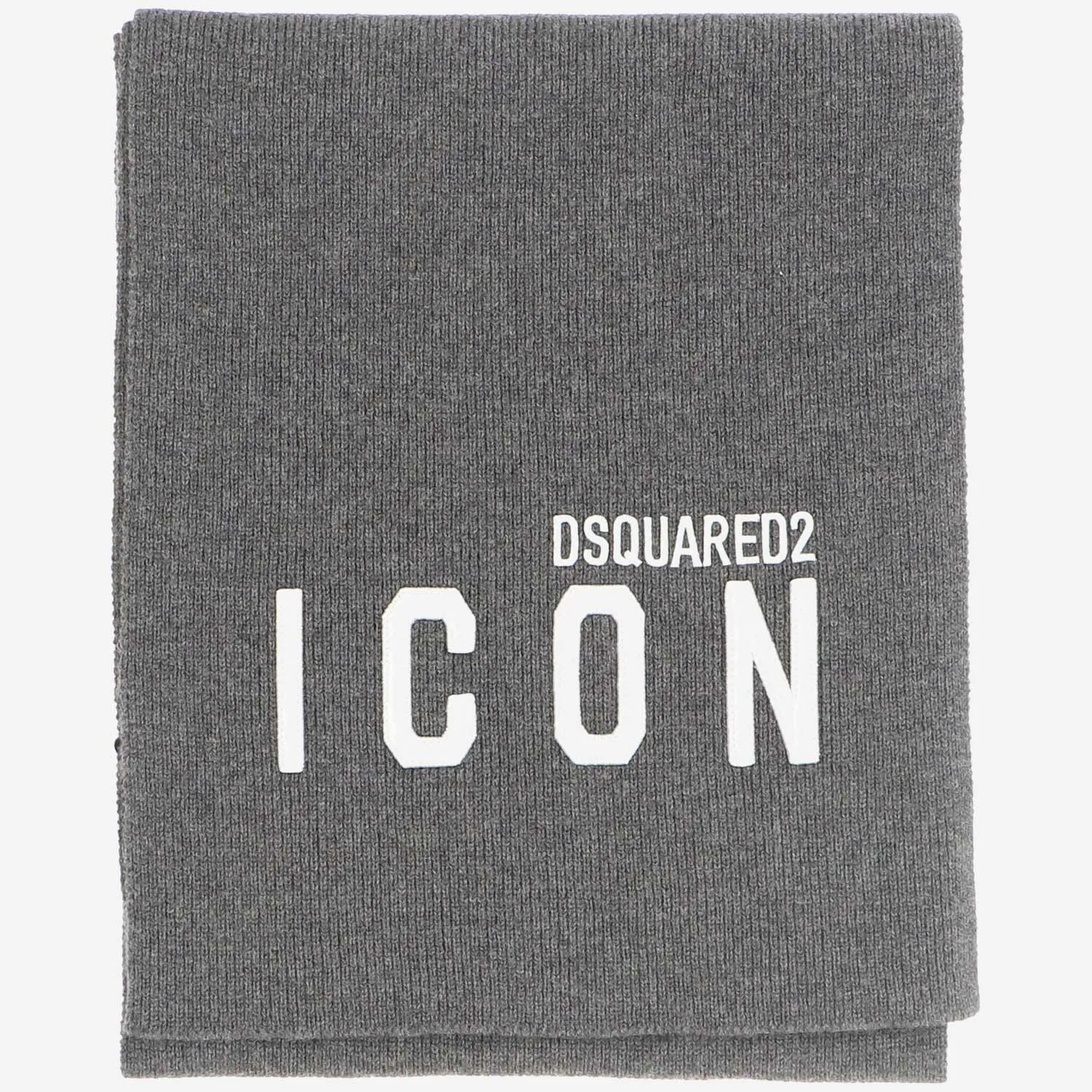 Dsquared2 Embroidered Icon Logo Knit Scarf