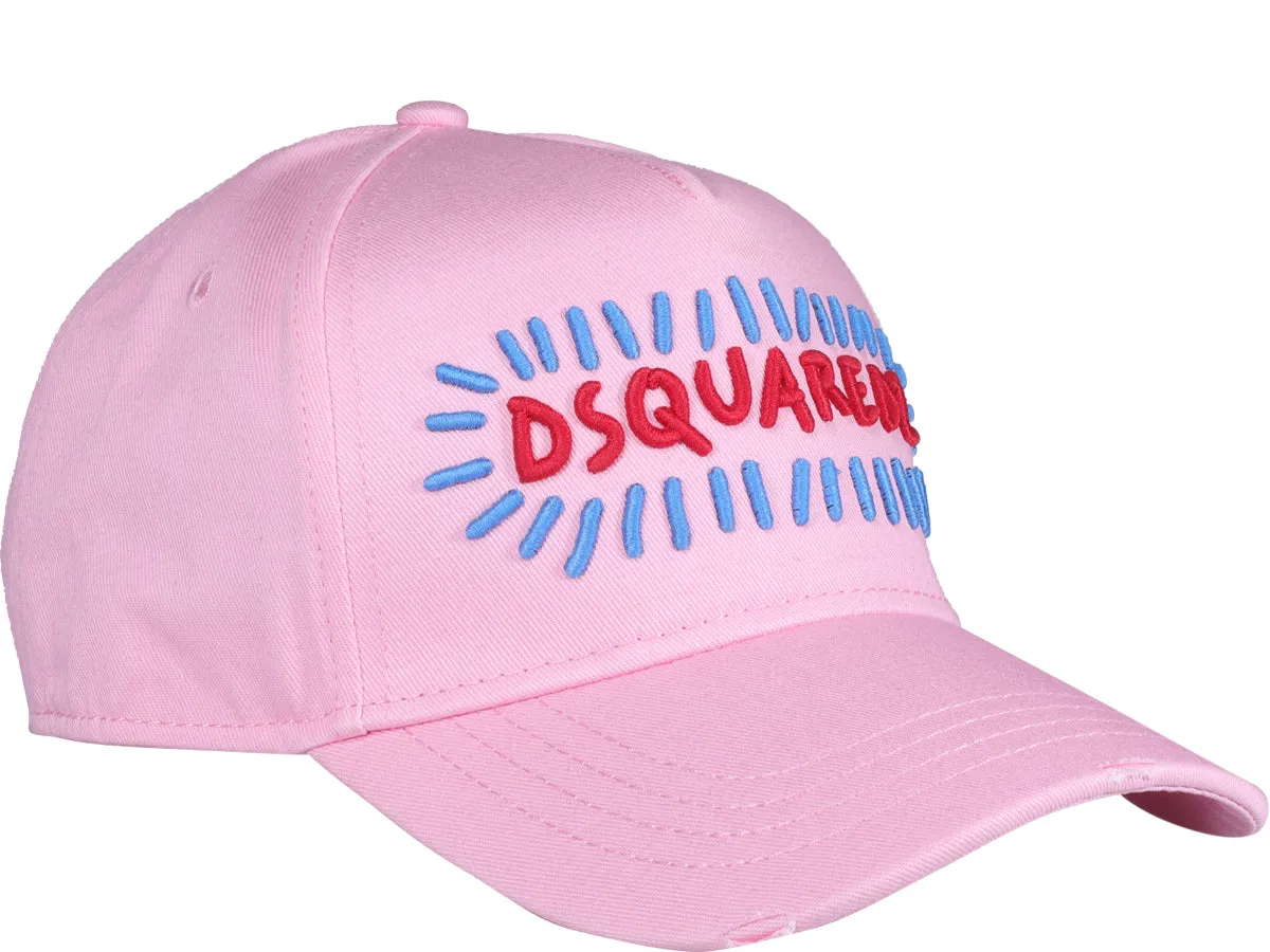 Dsquared2 Logo Embroidered Baseball Cap