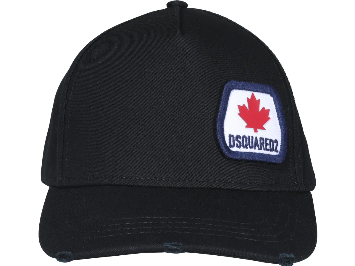 Dsquared2 Logo Embroidered Baseball Cap