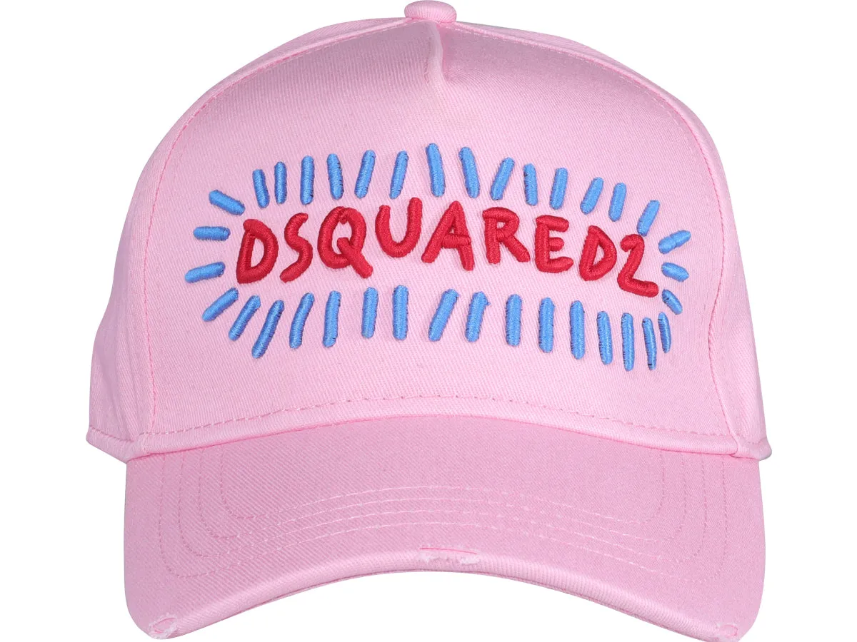 Dsquared2 Logo Embroidered Baseball Cap