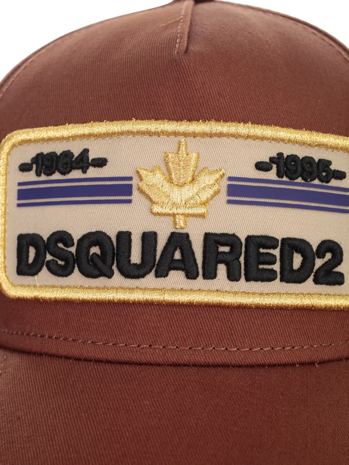 Dsquared2 Logo Patch Distressed Baseball Cap