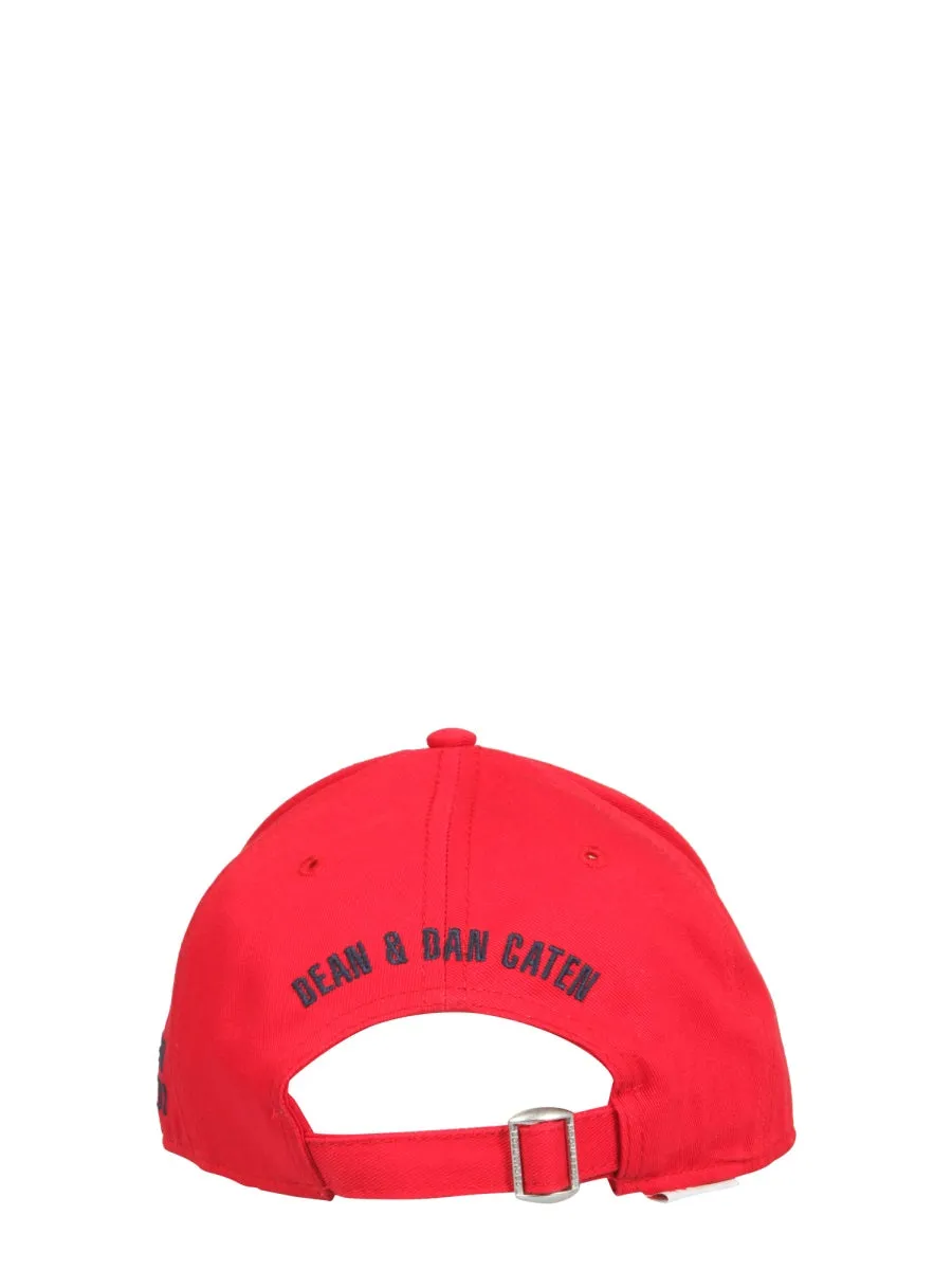 Dsquared2 Logo Print Baseball Cap
