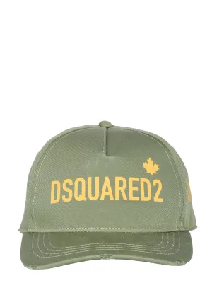 Dsquared2 Logo Print Baseball Cap