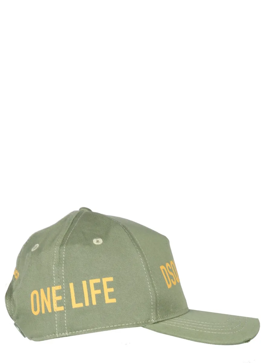 Dsquared2 Logo Print Baseball Cap