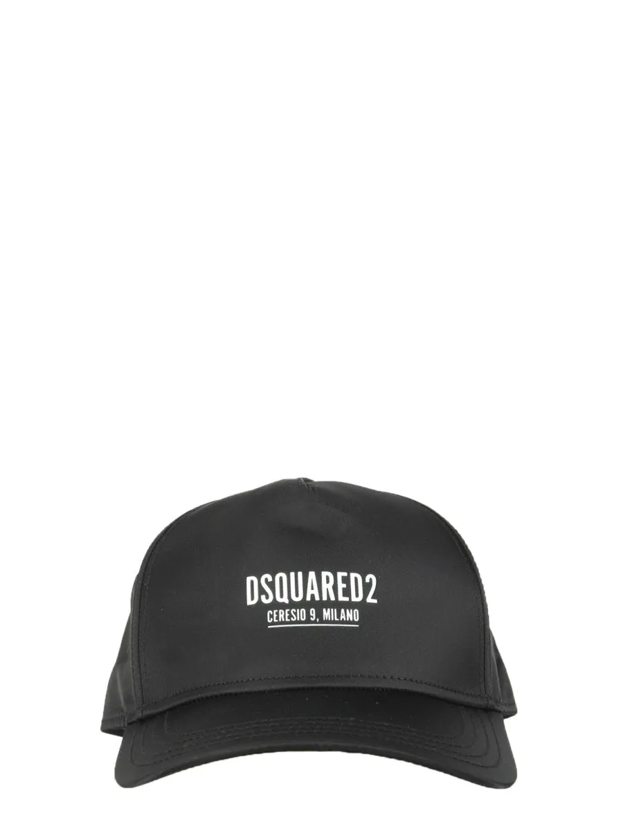 Dsquared2 Logo Printed Baseball Cap