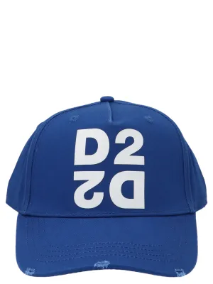 Dsquared2 Mirrored D2 Print Baseball Cap