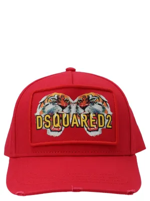 Dsquared2 Tiger Print Baseball Cap