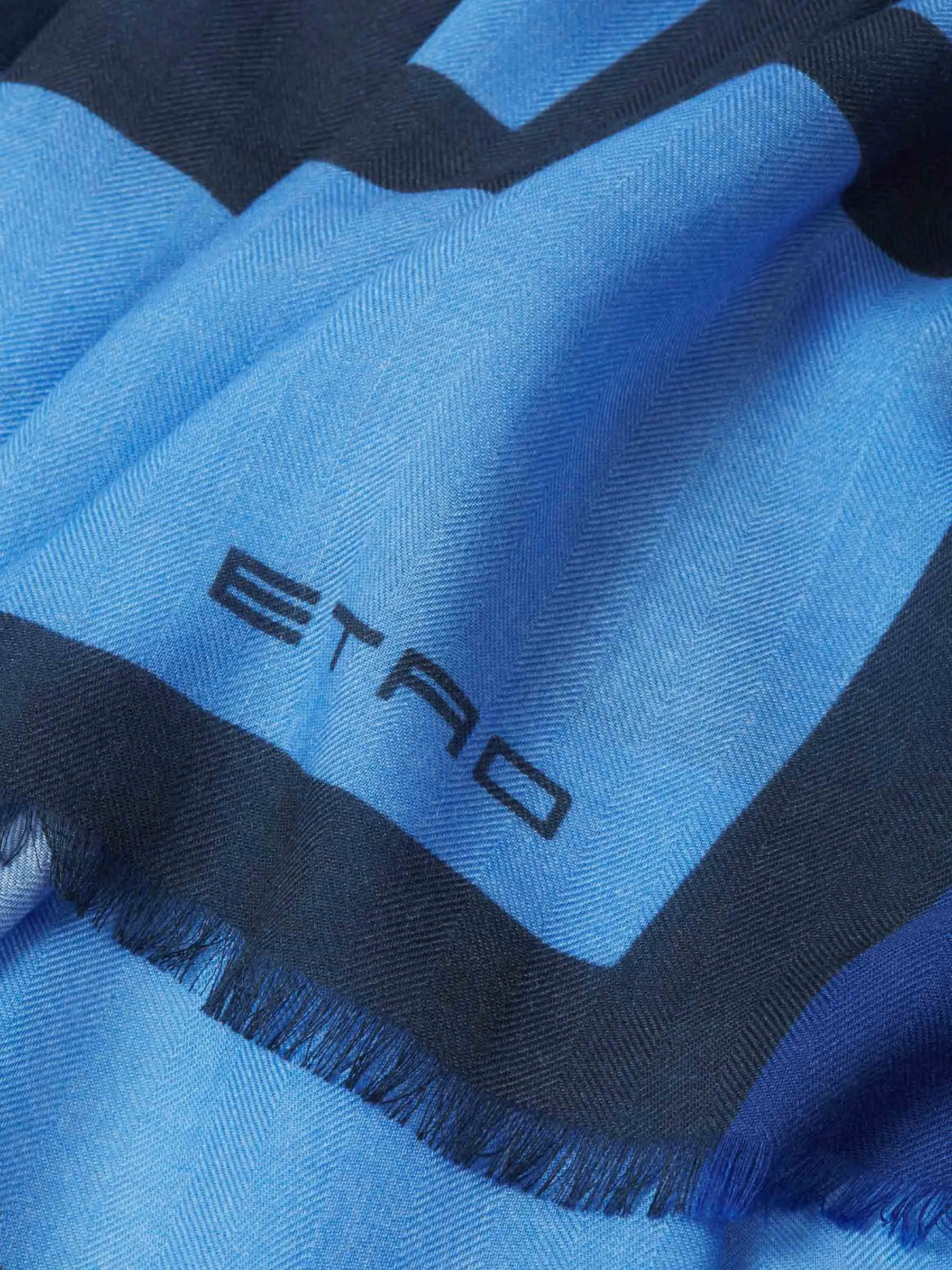 Etro Frayed Edge Woven Scarf