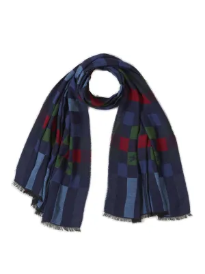 Etro Geometric Patterned Fringed-Edge Scarf