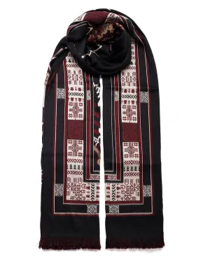 Etro Geometric Printed Fringed Scarf