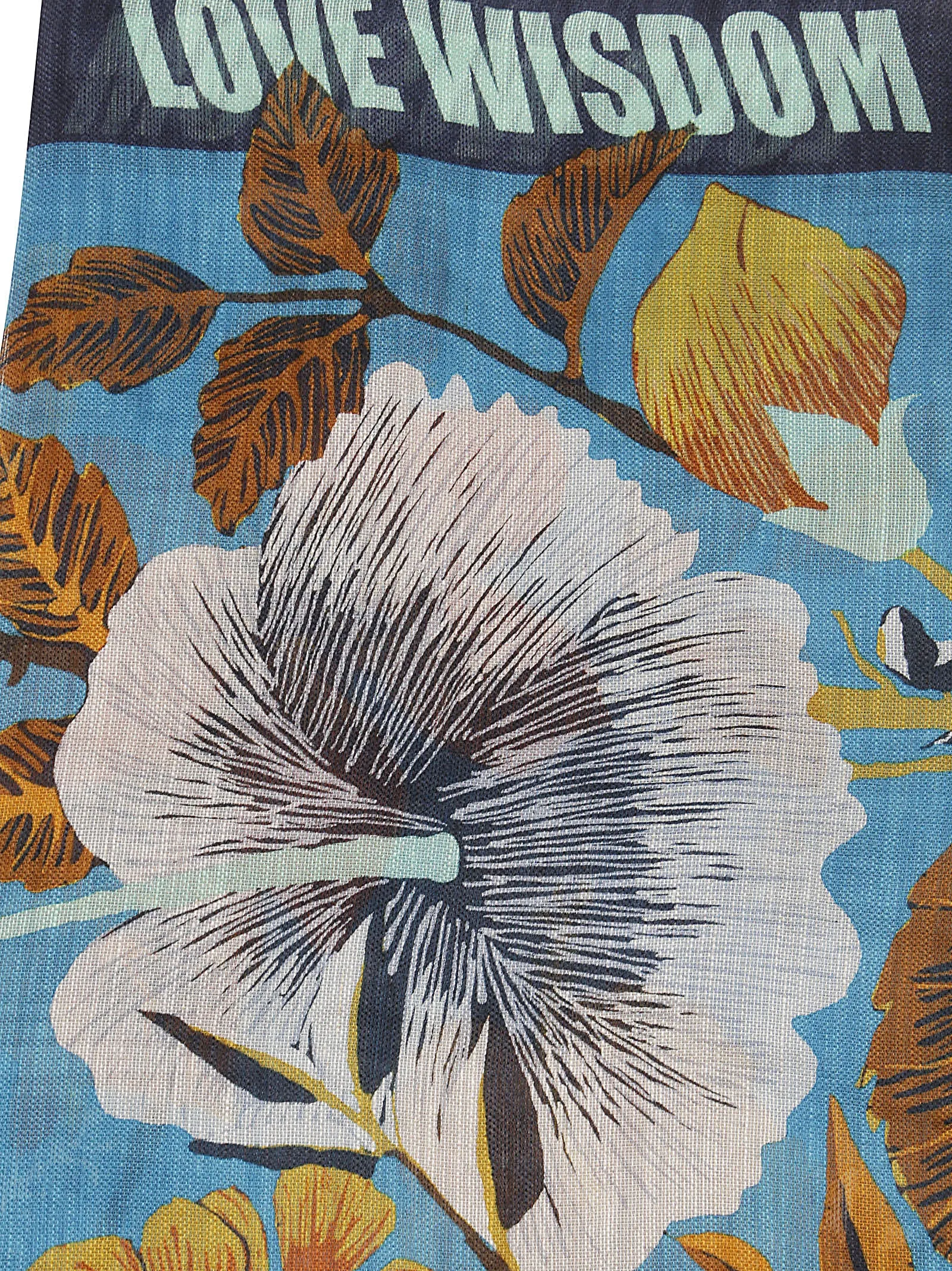 Etro Love Wisdom Allover Floral Print Scarf