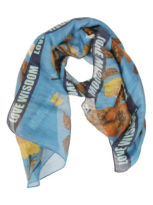 Etro Love Wisdom Allover Floral Print Scarf
