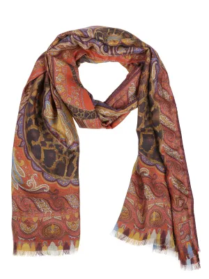 Etro Paisley Printed Scarf