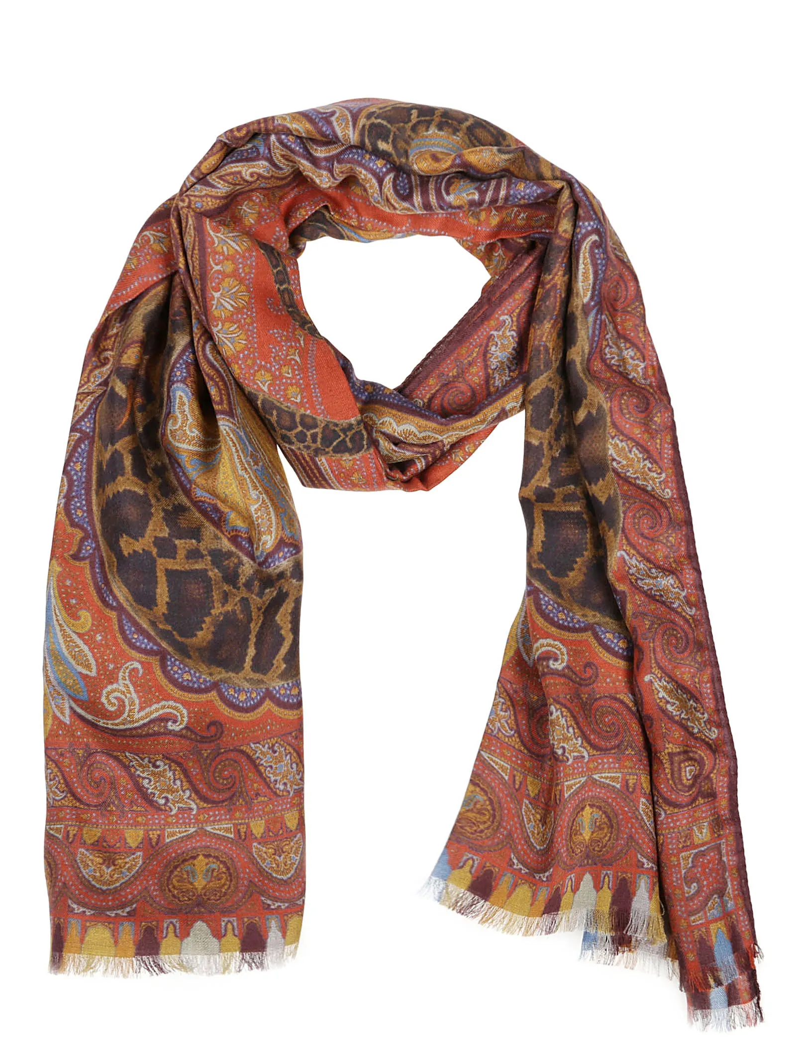 Etro Paisley Printed Scarf
