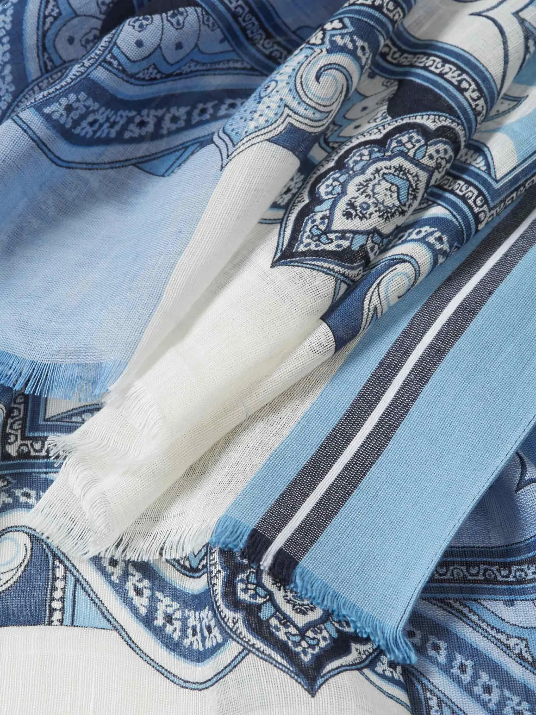 Etro Paisley Printed Scarf