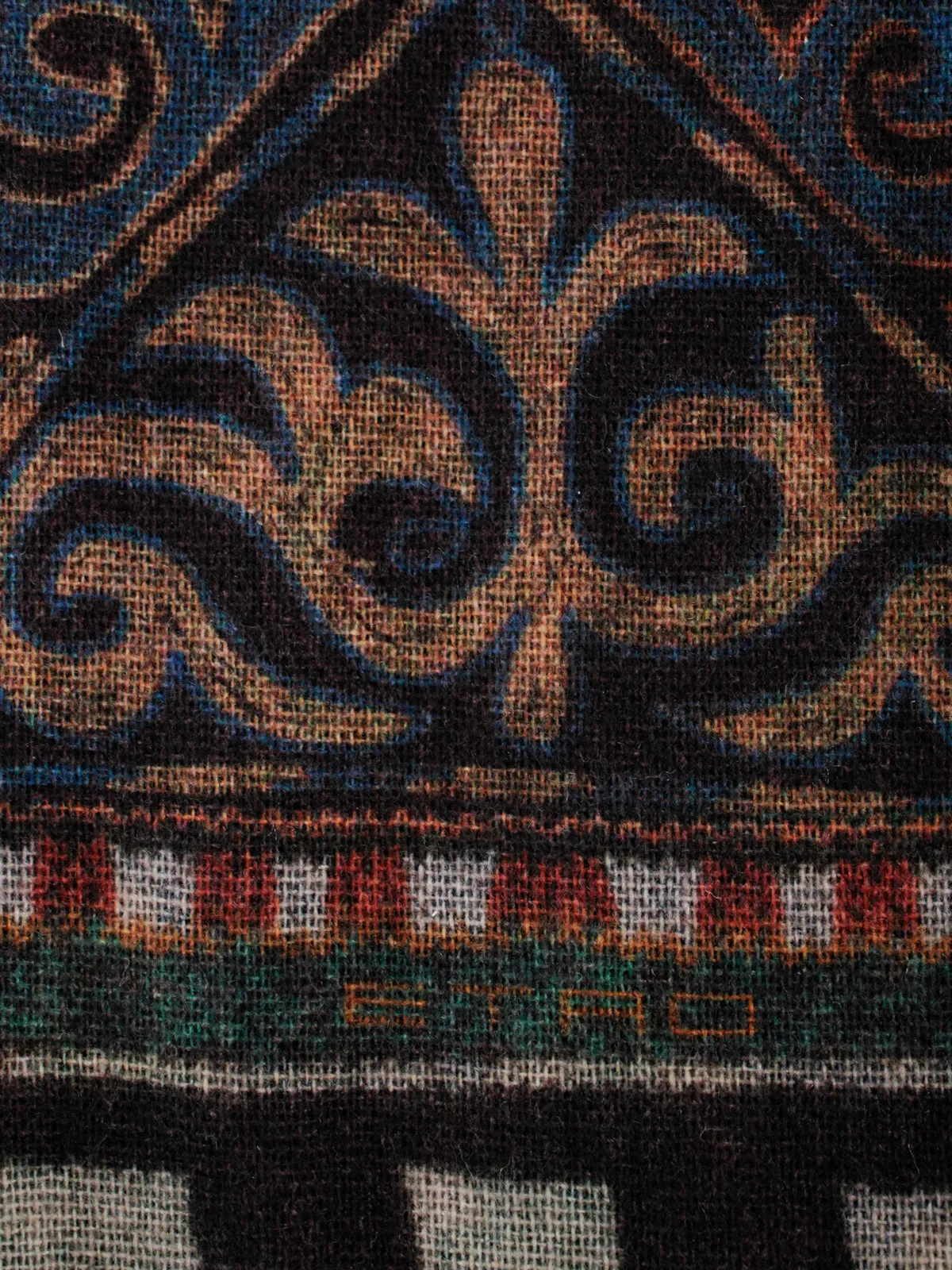 Etro Patterned Jacquard Scarf