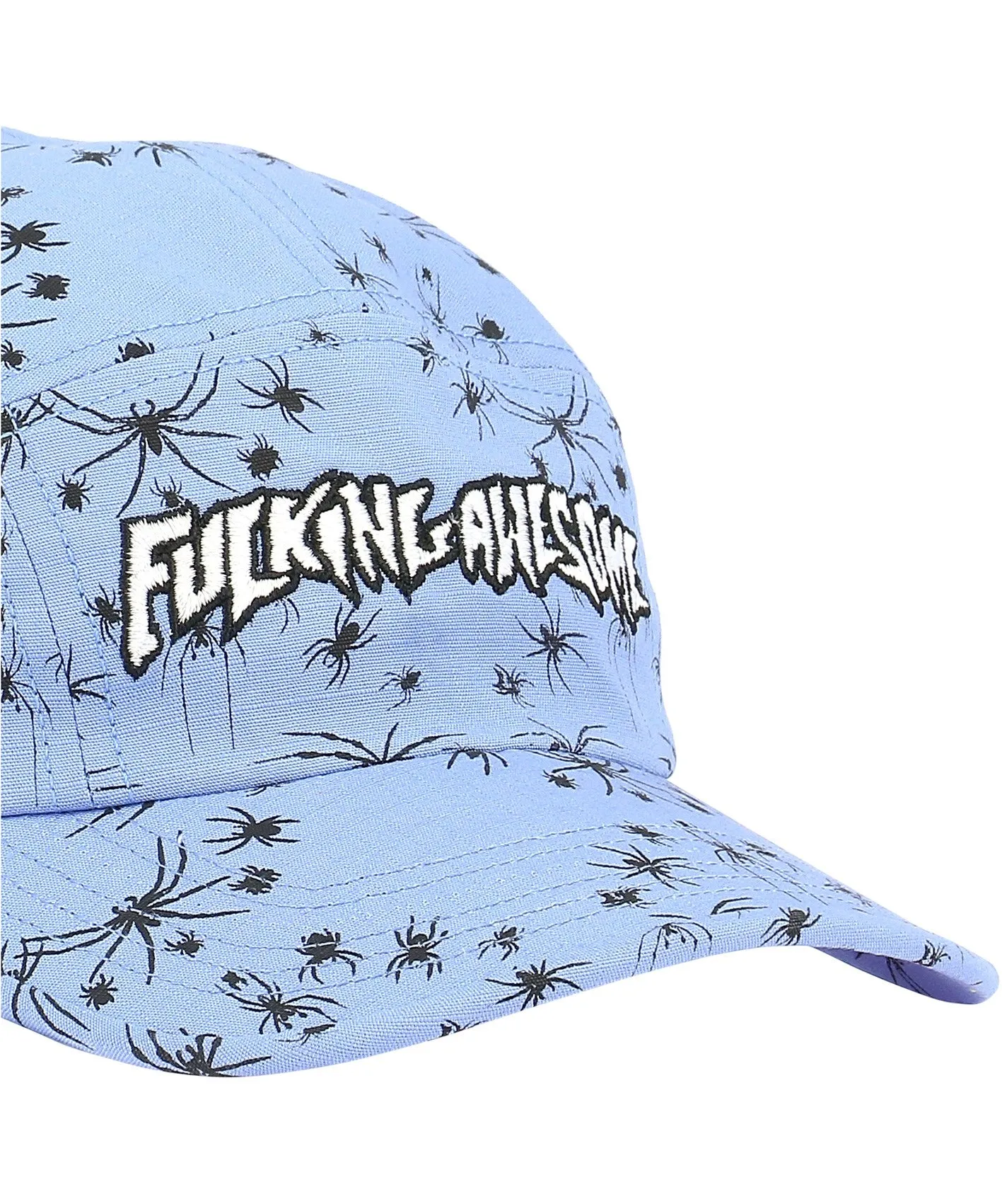 Fucking Awesome Logo Embroidered Spider Baseball Cap