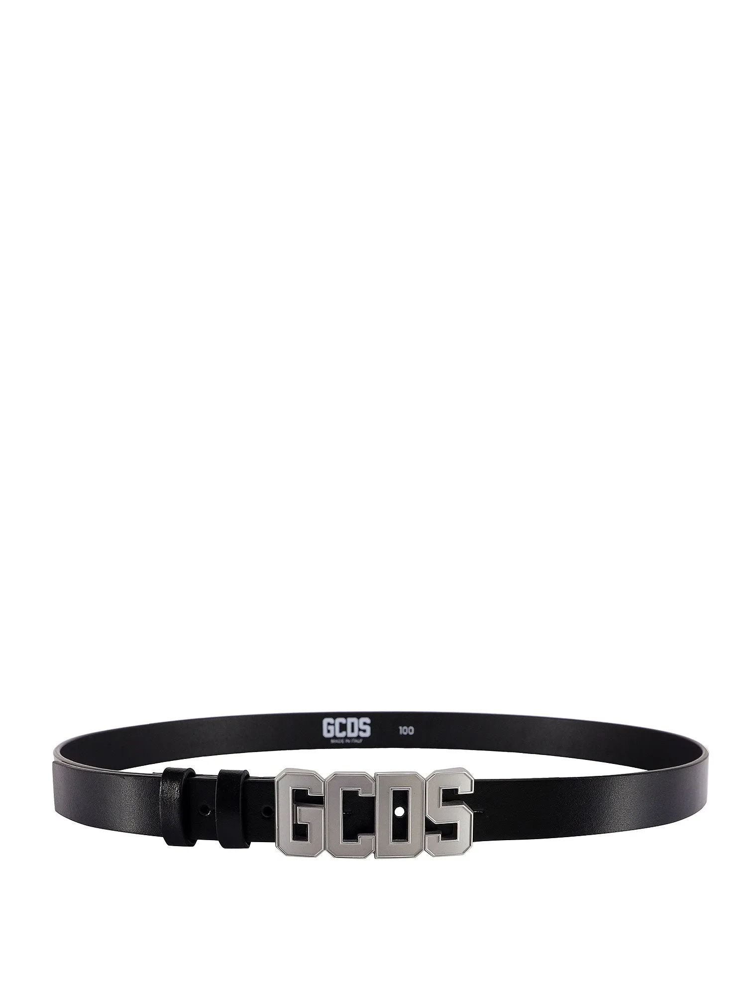 GCDS Logo Plaque Buckle Belt