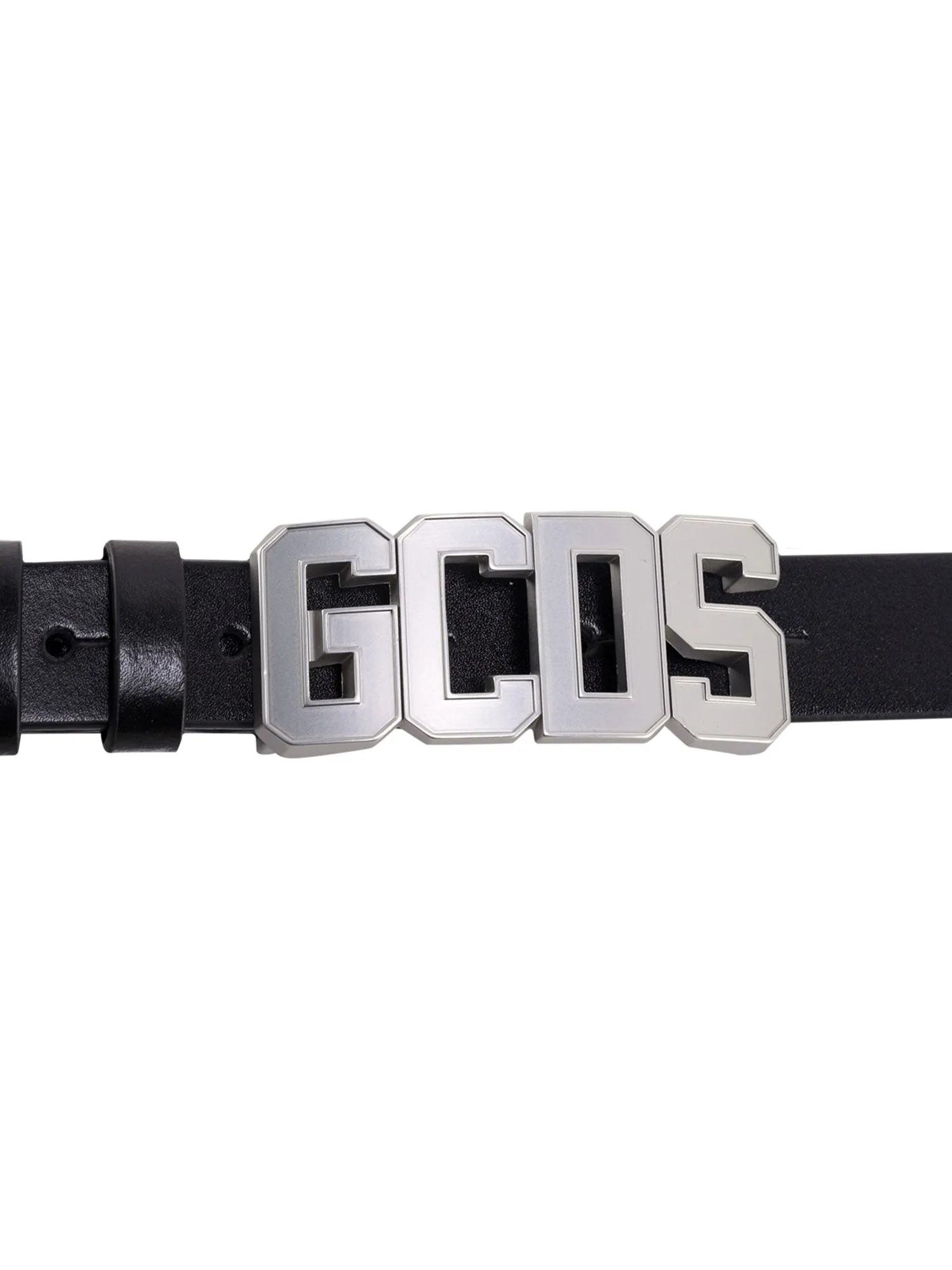 GCDS Logo Plaque Buckle Belt