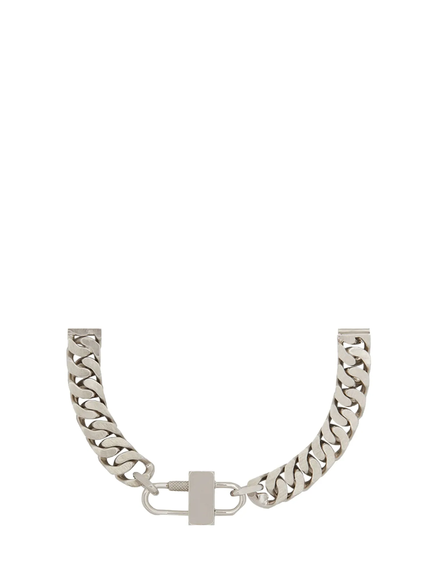 Givenchy Logo Engraved Chain Lock Bracelet