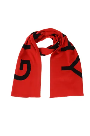 GivenchyLogo Intarsia Knit Scarf