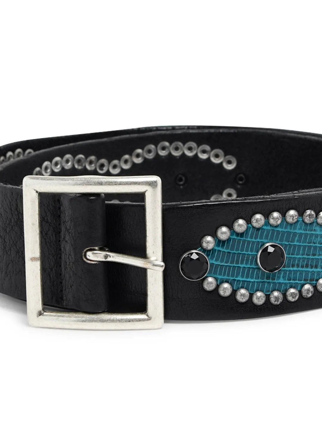 Golden Goose Deluxe Brand Stud Embellished Buckle Belt