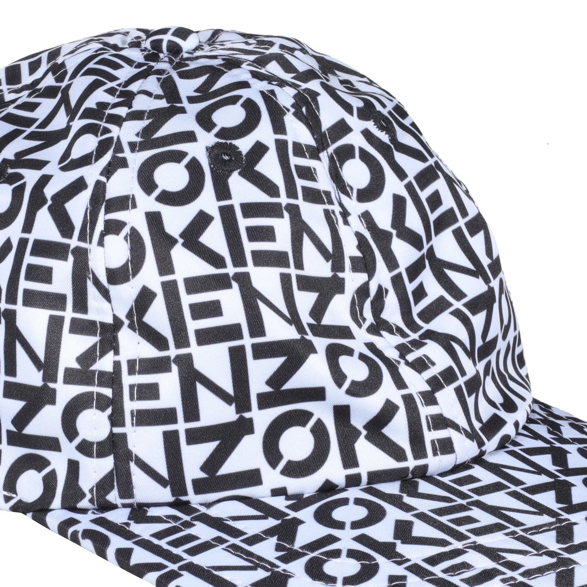 Kenzo Allover Logo Printed Baseball Hat