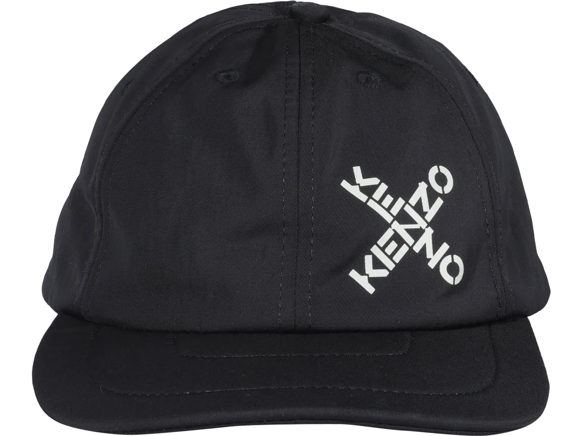 Kenzo Sport Logo Printed Baseball Cap