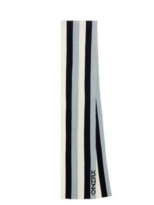 Kenzo The Winter Capsule Striped Scarf