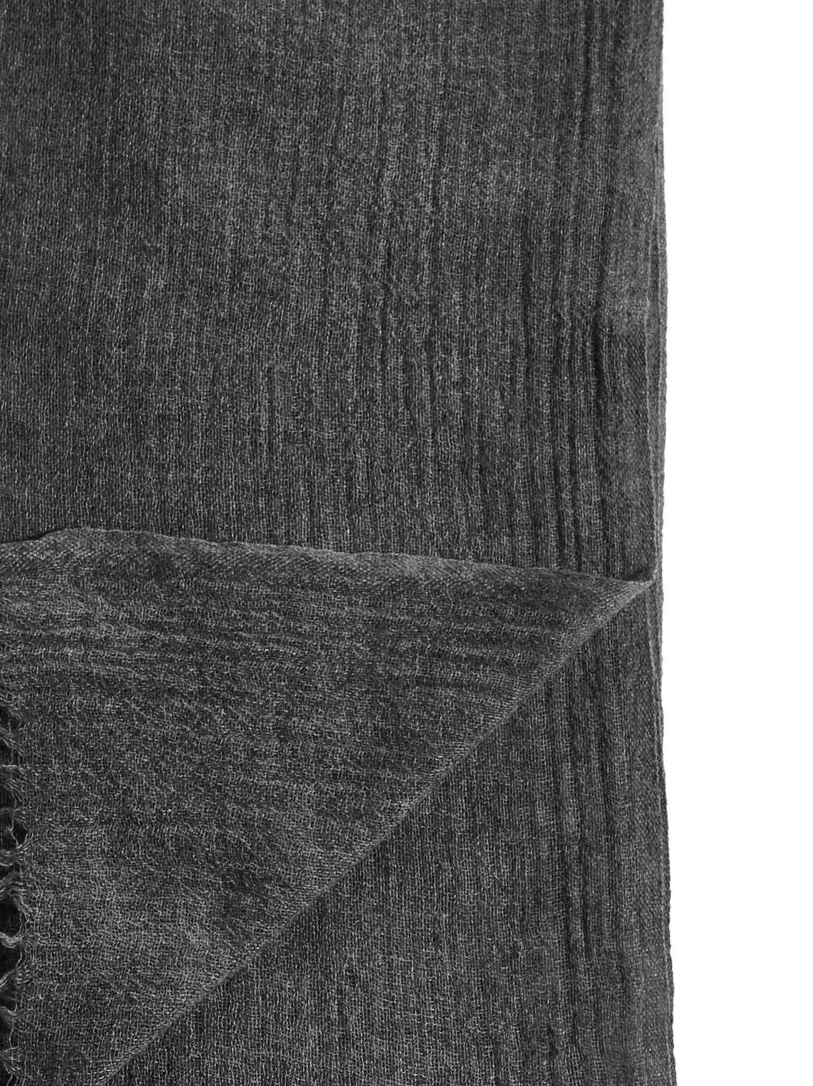 Malo Fringed Fine Knit Scarf