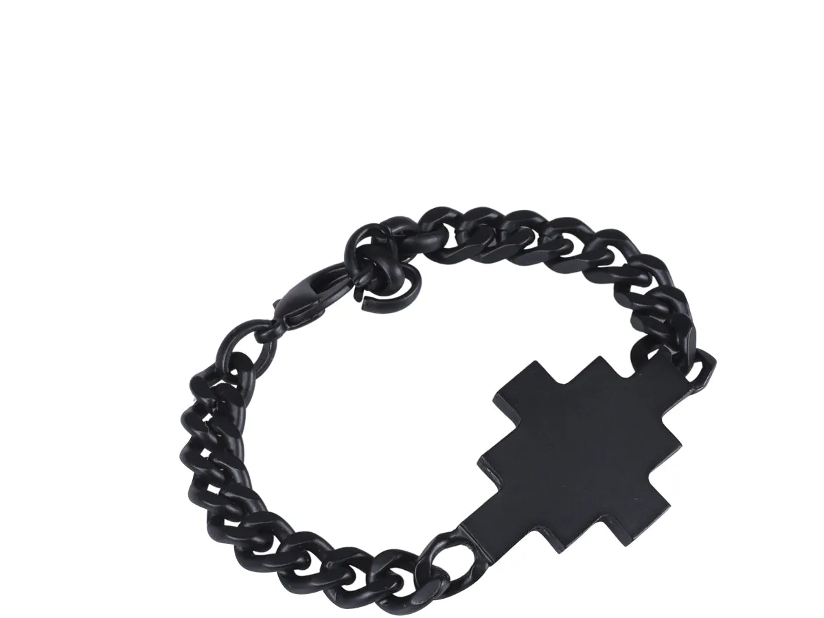 Marcelo Burlon County Of Milan Logo Plaque Bracelet