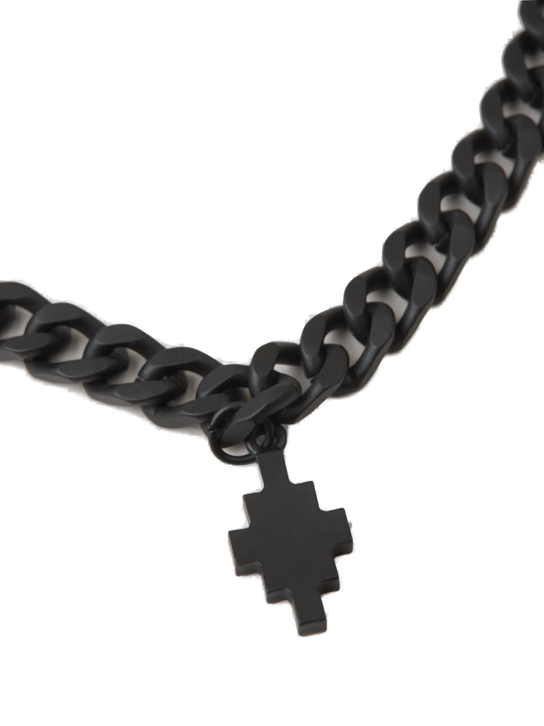 Marcelo Burlon County Of Milan Logo Plaque Necklace