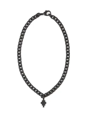 Marcelo Burlon County Of Milan Logo Plaque Necklace