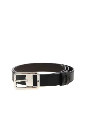 Montblanc Reversible Rectangle Buckle Belt