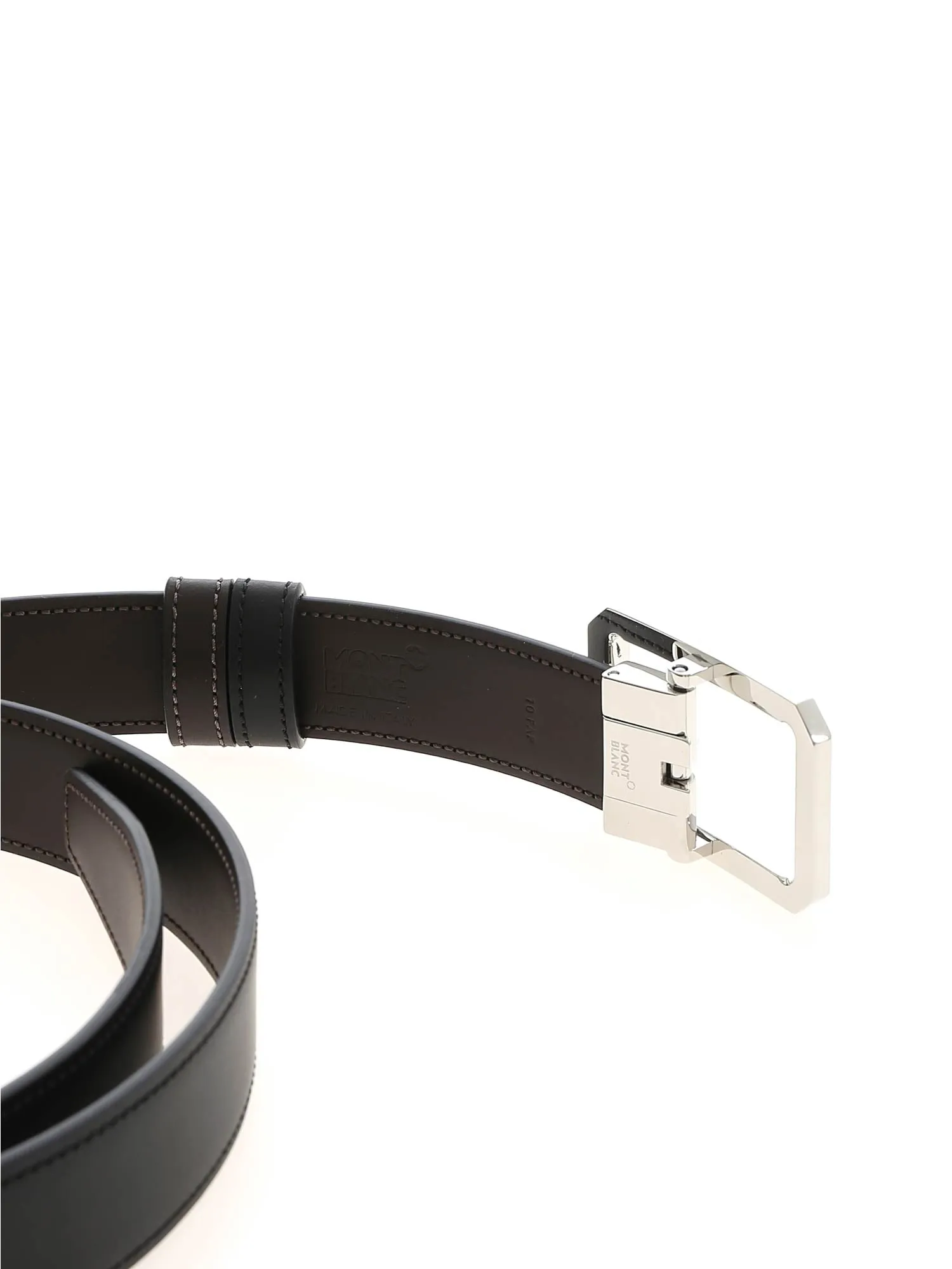 Montblanc Reversible Rectangle Buckle Belt