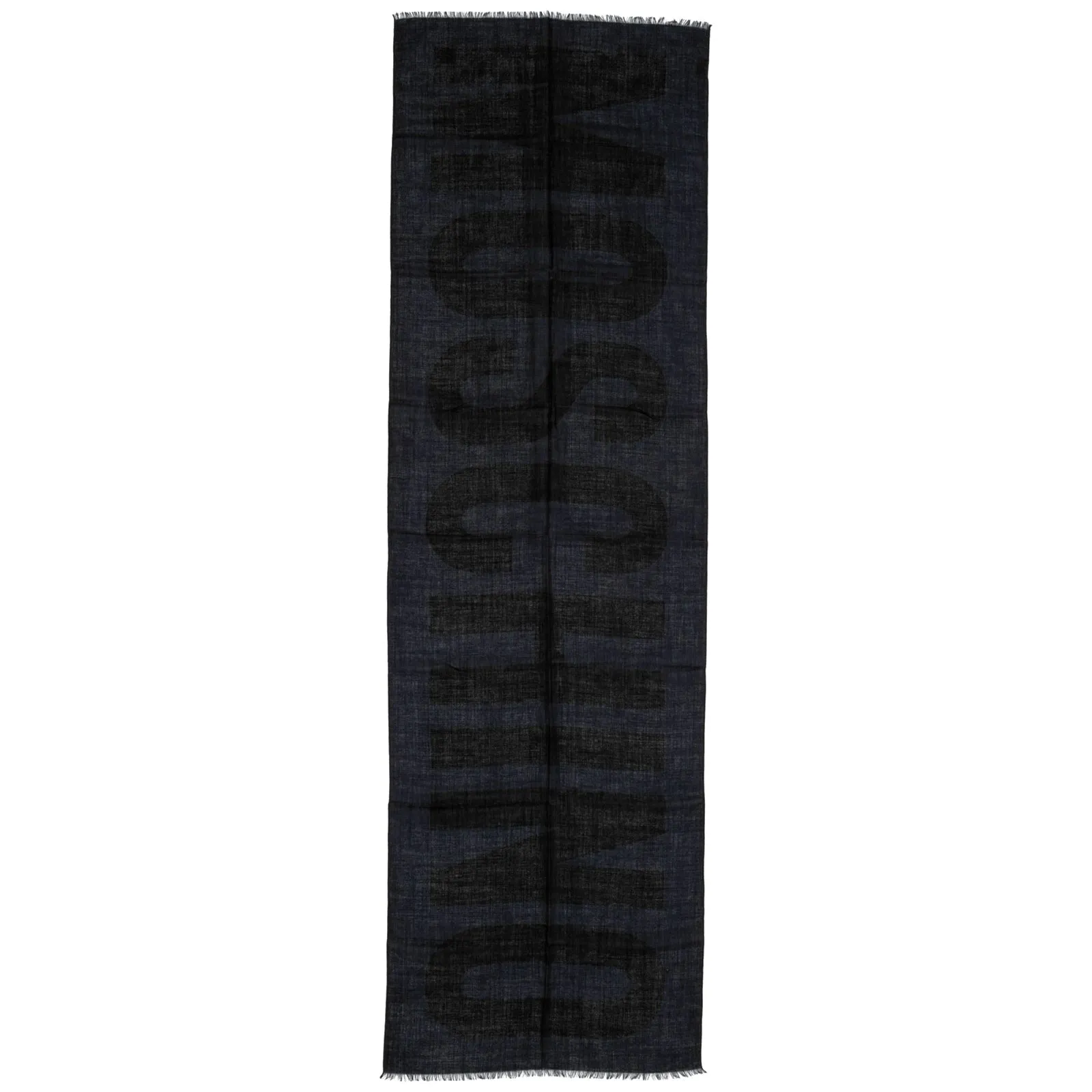 Moschino Contrasting Logo Scarf