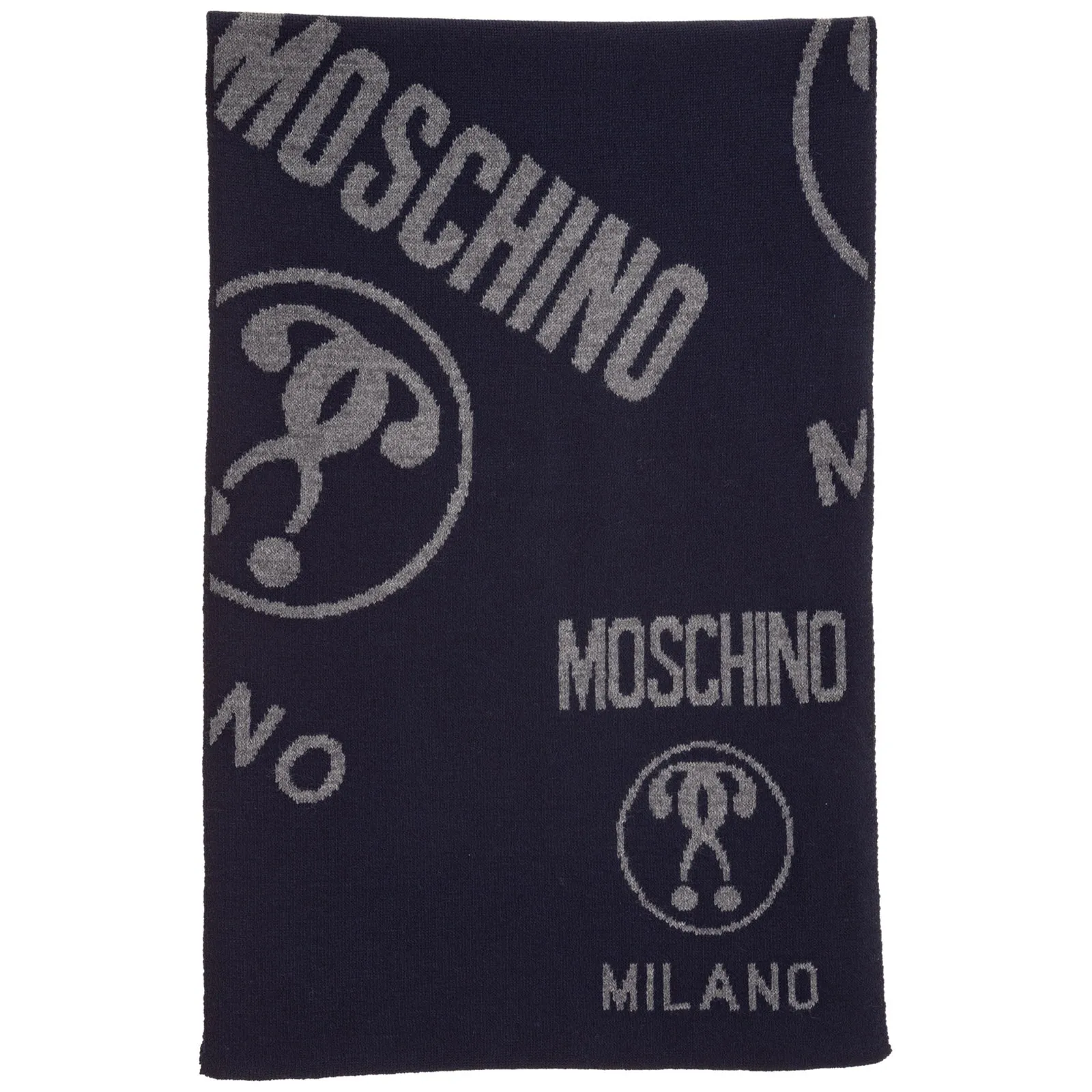 Moschino Double Question Mark Scarf