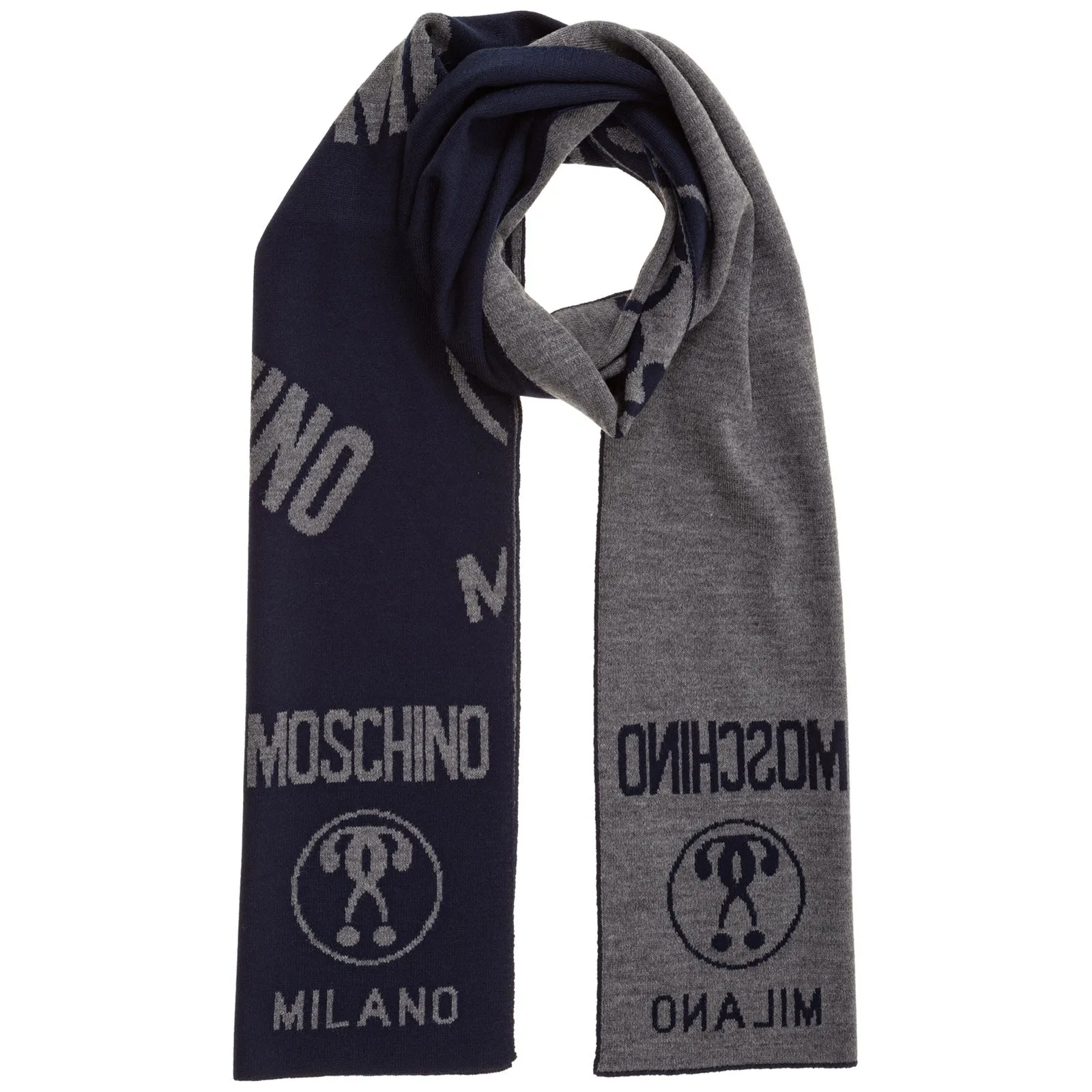 Moschino Double Question Mark Scarf
