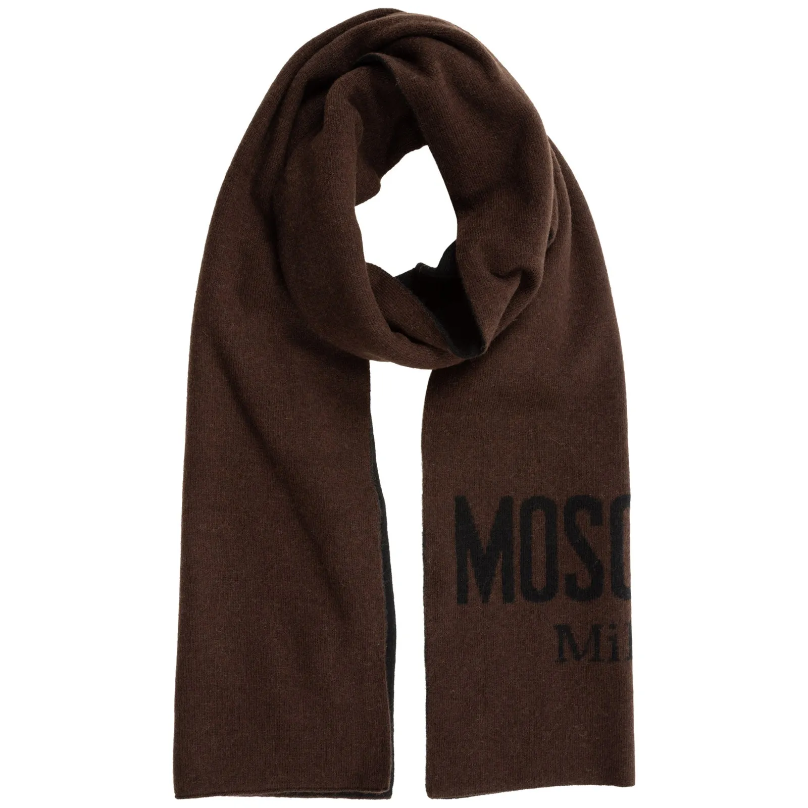 Moschino Logo Detailed Scarf