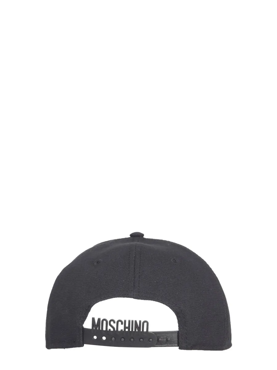 Moschino Logo Embroidered Baseball Cap