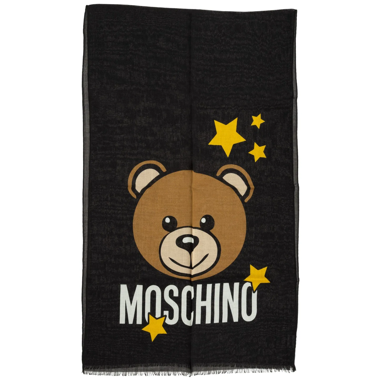 Moschino Star Logo Teddy Bear Scarf