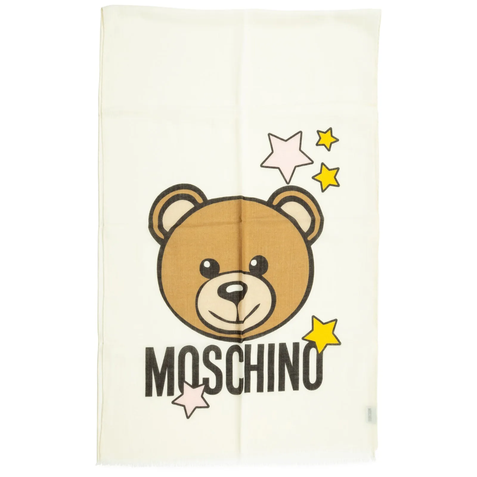 Moschino Star Logo Teddy Bear Scarf
