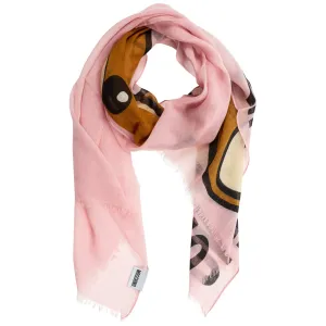 Moschino Toy Bear Print Scarf