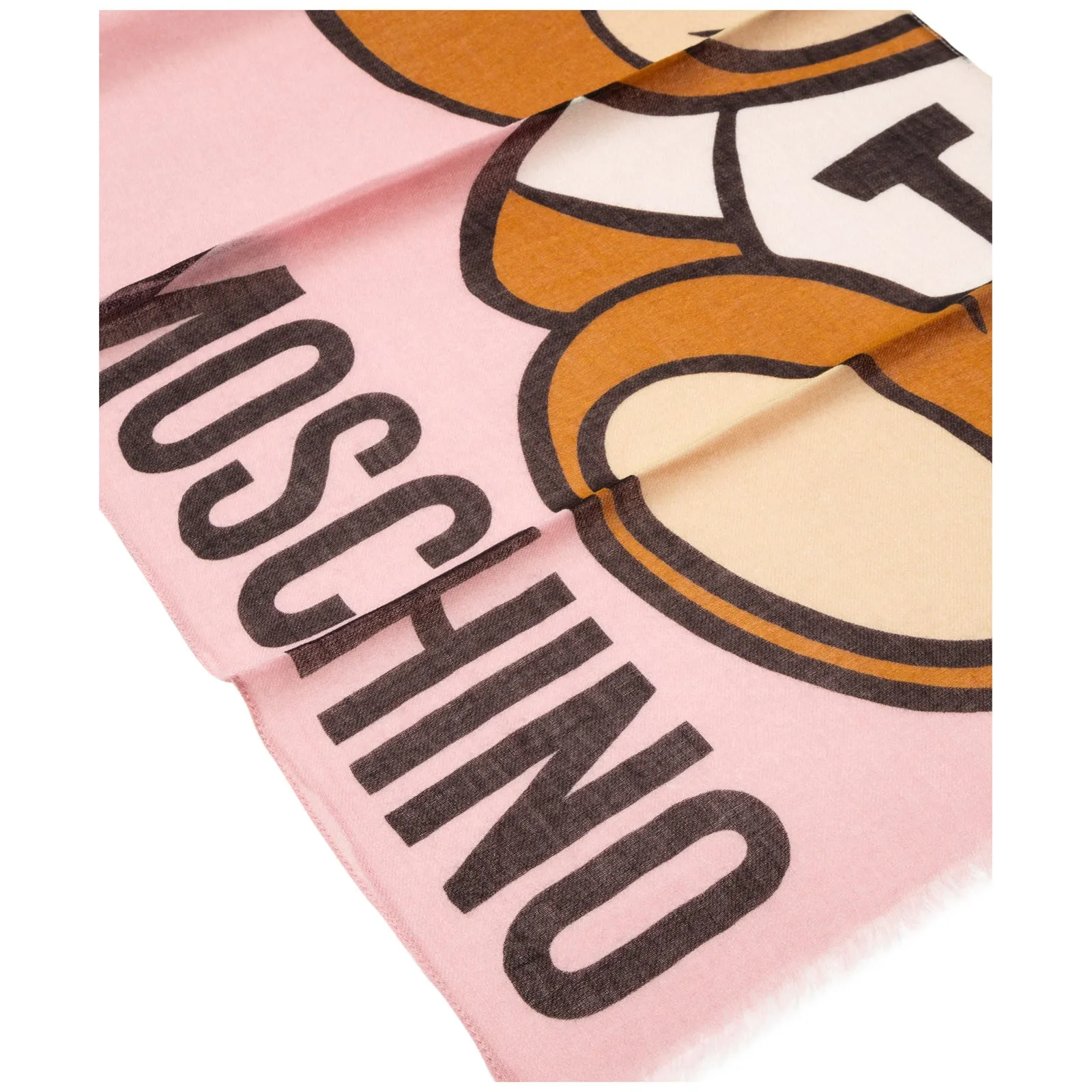 Moschino Toy Bear Print Scarf