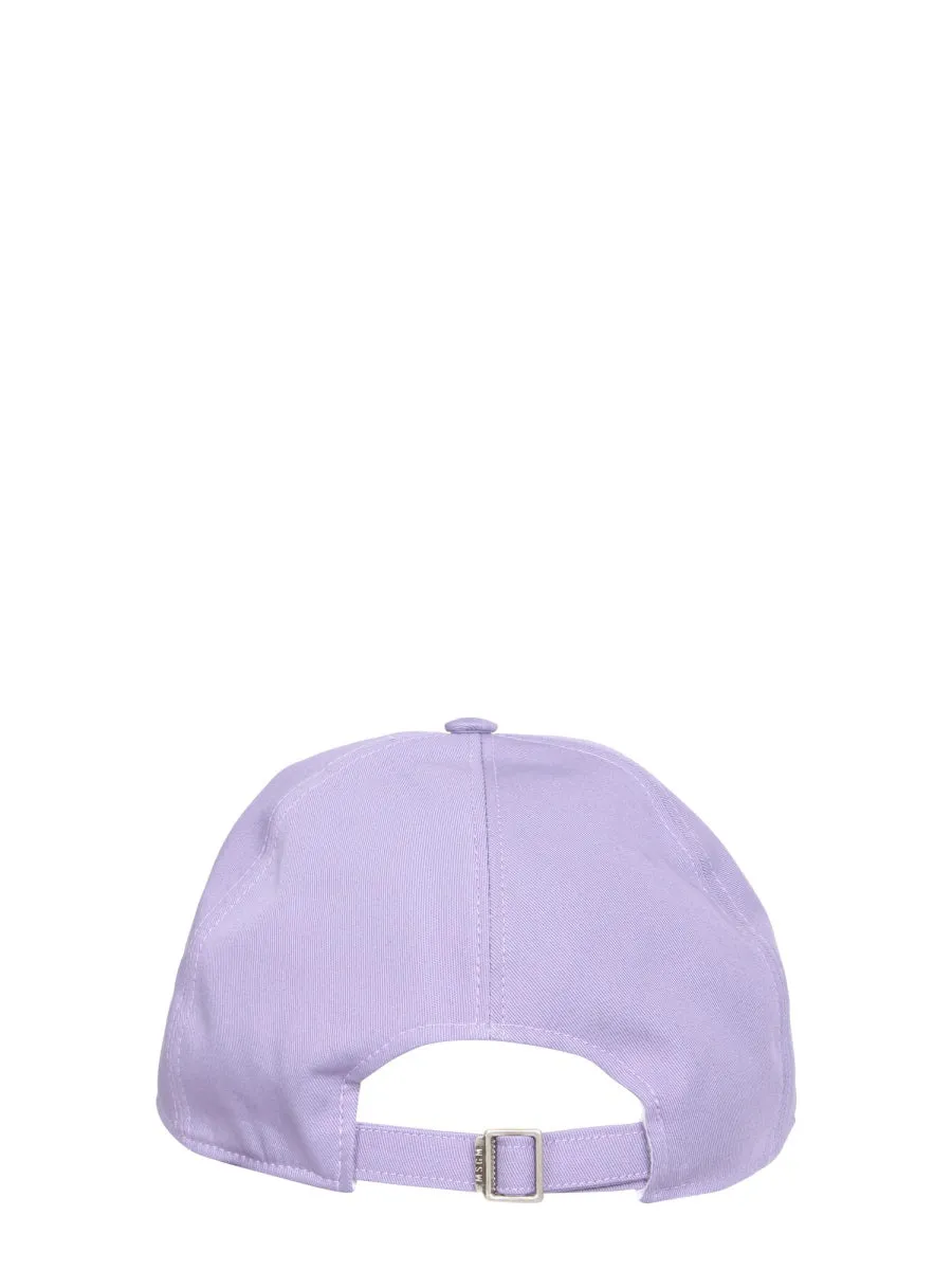MSGM Logo Embroidered Baseball Cap