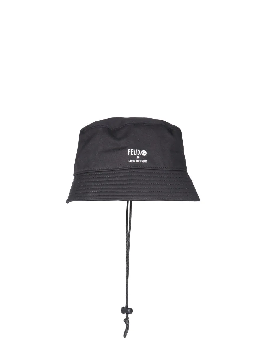 Neil Barrett X Felix The Cat Graphic Print Drawstring Bucket Hat
