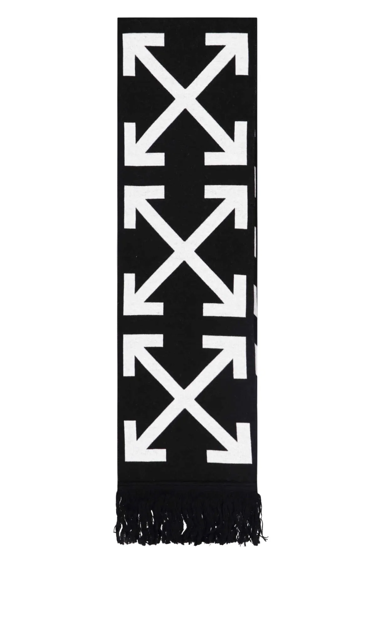 Off-White Diag Stripe Intarsia Scarf