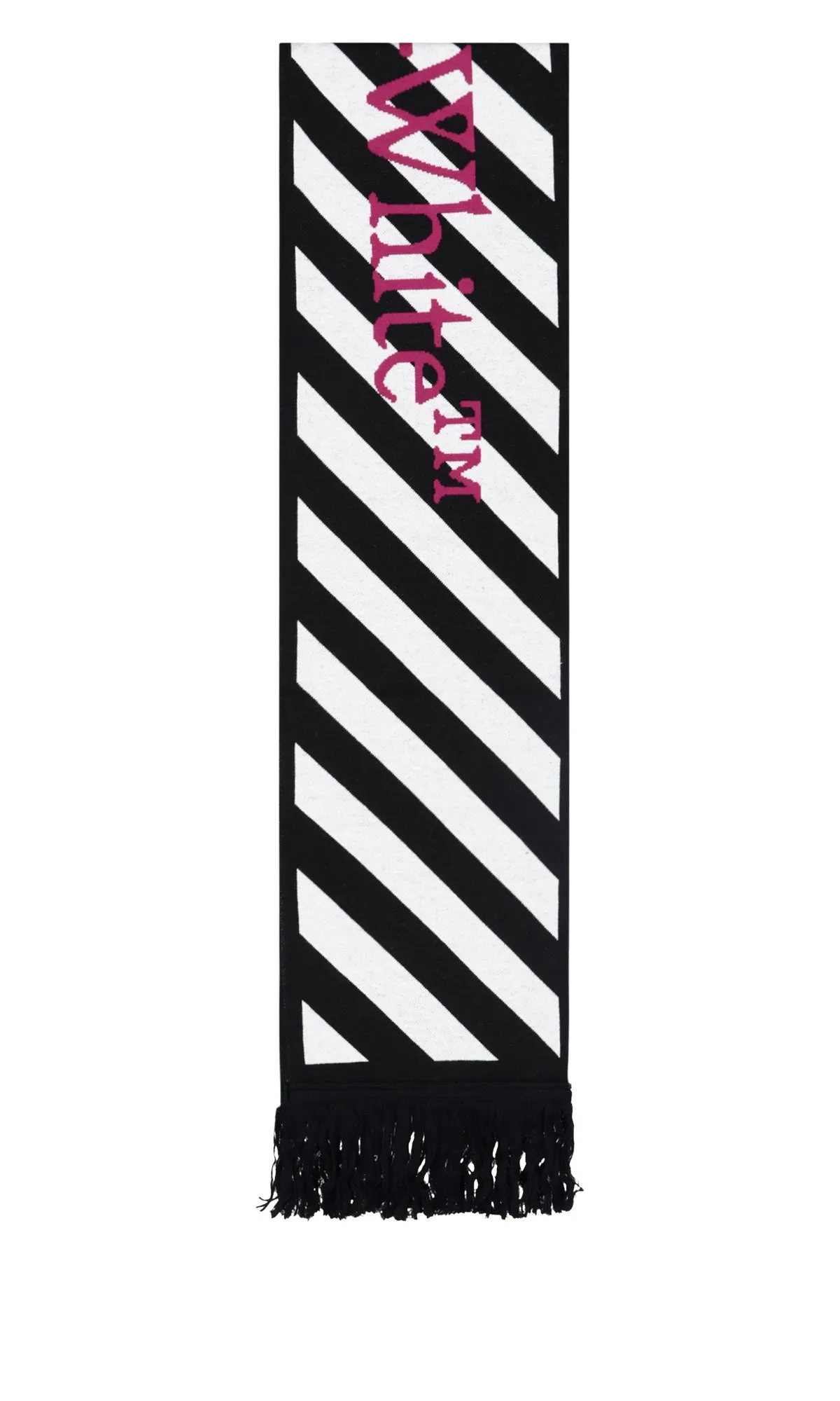 Off-White Diag Stripe Intarsia Scarf