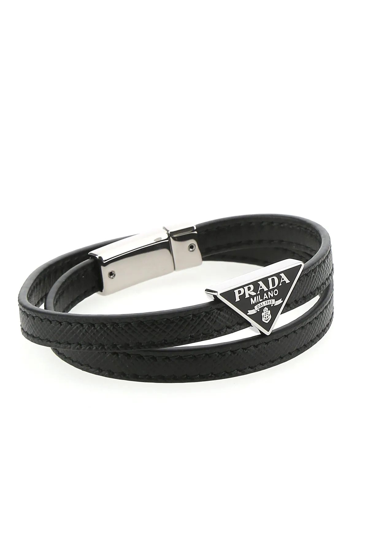Prada Logo Plaque Bracelet
